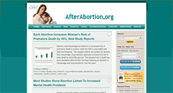 Desktop Screenshot of afterabortion.org